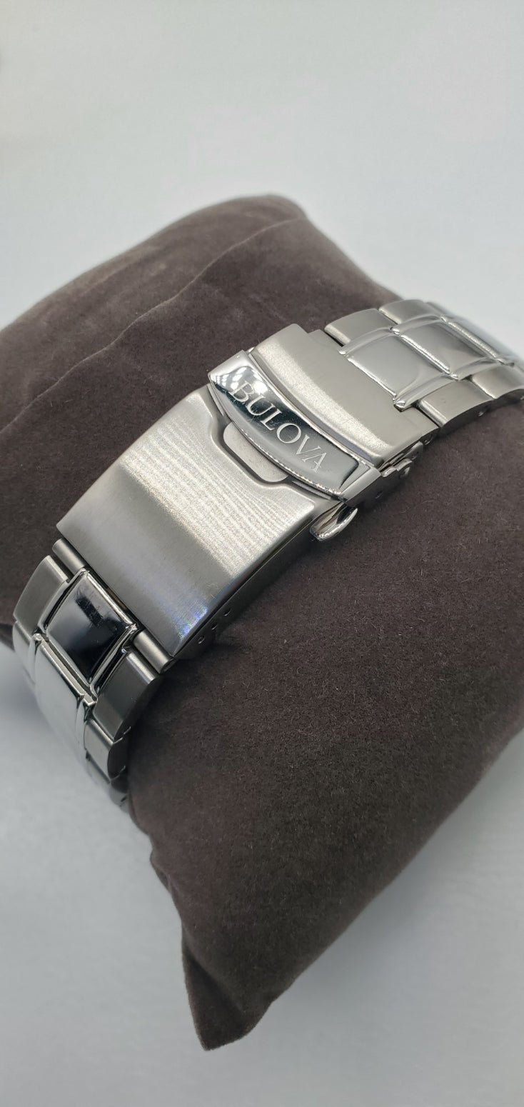 Bulova - Marine Star Orange Dial Chronograph Men's Quartz Watch 96B395