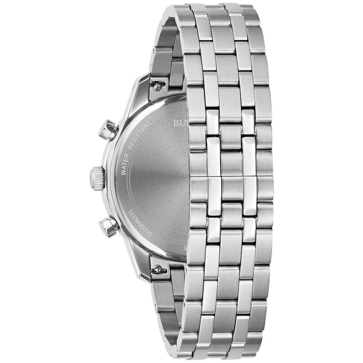 Bulova Sutton Blue Dial Stainless Steel Men's Quartz Watch 96B476