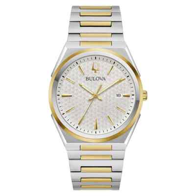 Bulova Classic Two-Tone Stainless Steel Quartz Men's Watch 98B424