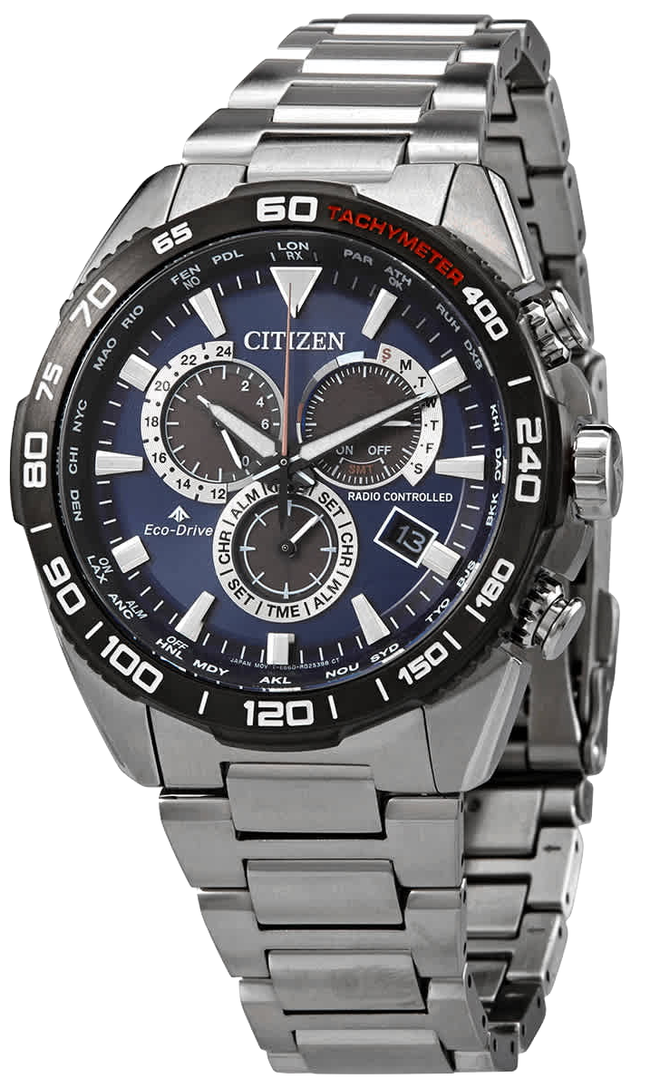 Citizen Eco-Drive Promaster Blue Chronograph Dial Men's Quartz Watch - CB5034-58L