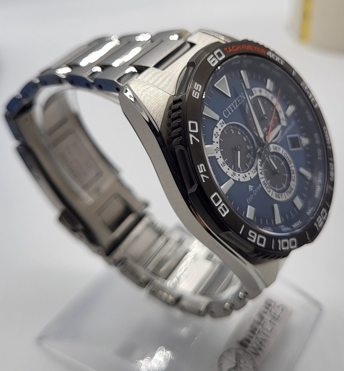 Citizen Eco-Drive Promaster Blue Chronograph Dial Men's Quartz Watch - CB5034-58L