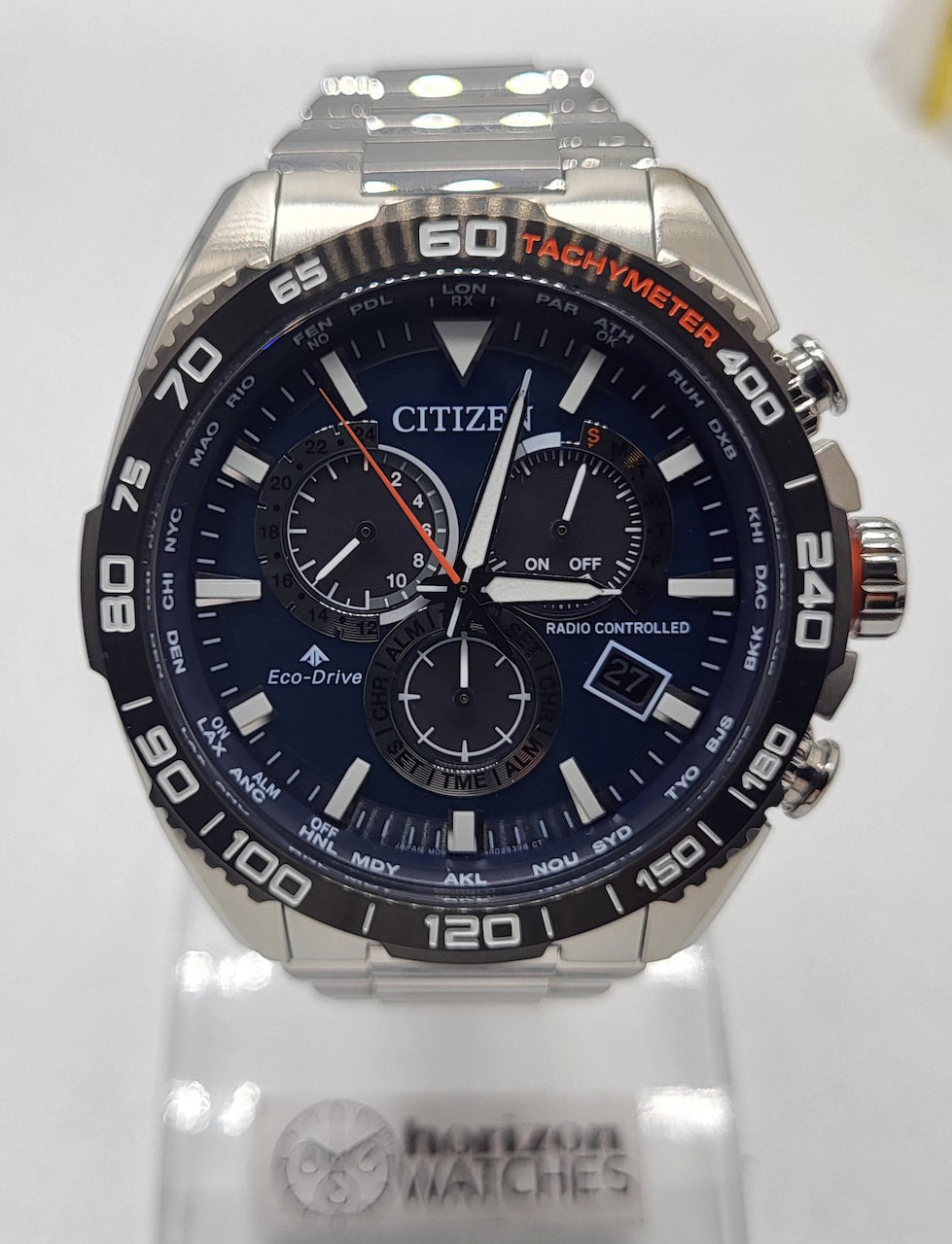 Citizen Eco-Drive Promaster Blue Chronograph Dial Men's Quartz Watch - CB5034-58L