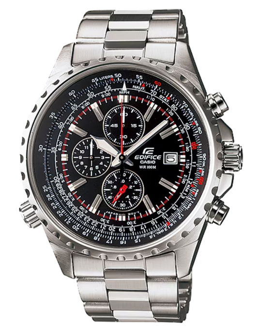 CASIO - EDIFICE , Stainless Steel Chrono Men's Quartz Watch - EF527D-1AV