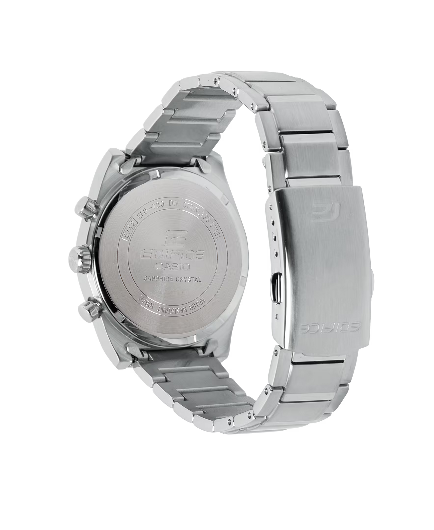 Casio - EDIFICE Chronograph Stainless Steel Men's Quartz Watch - EFB-730D-7AV
