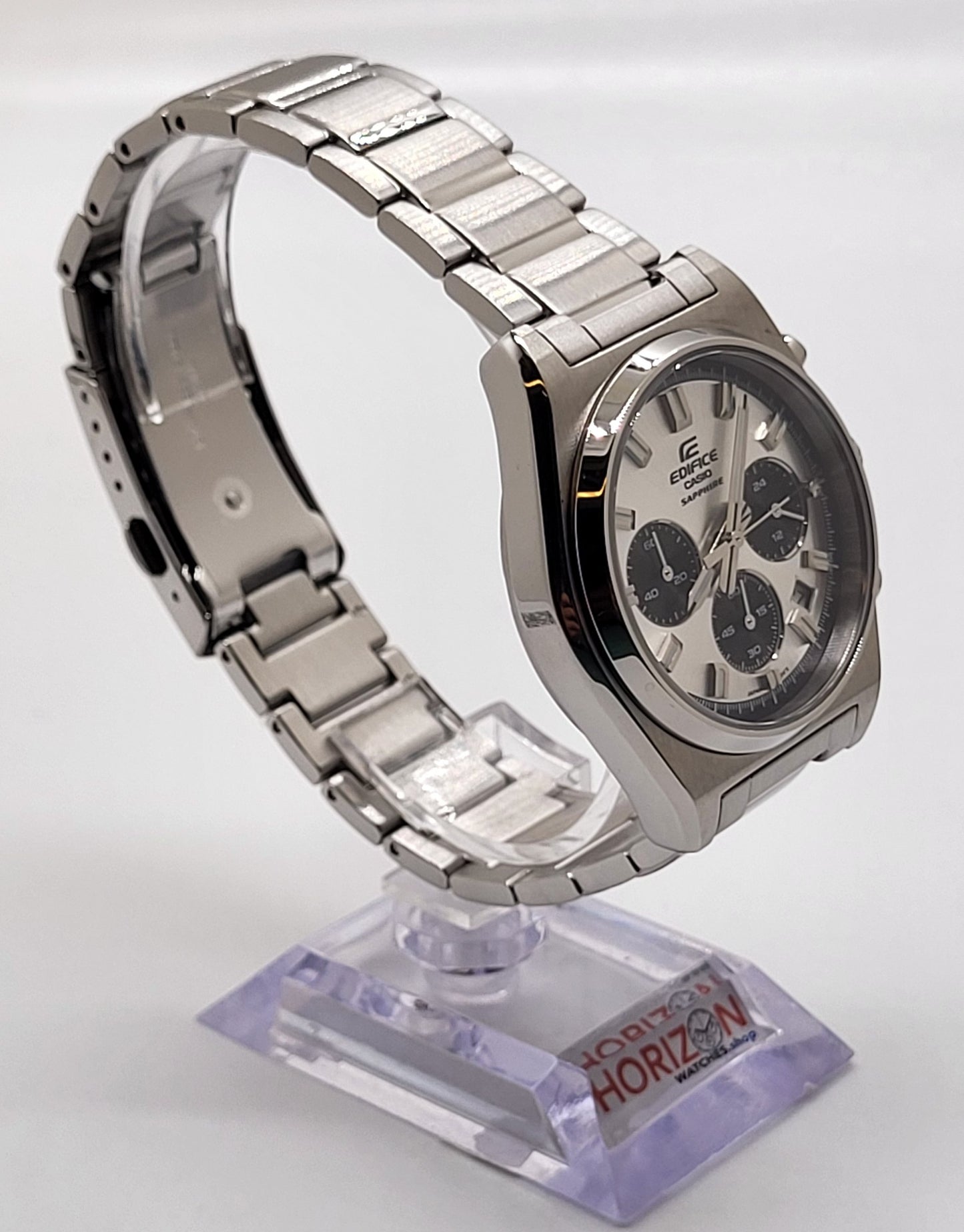 Casio - EDIFICE Chronograph Stainless Steel Men's Quartz Watch - EFB-730D-7AV
