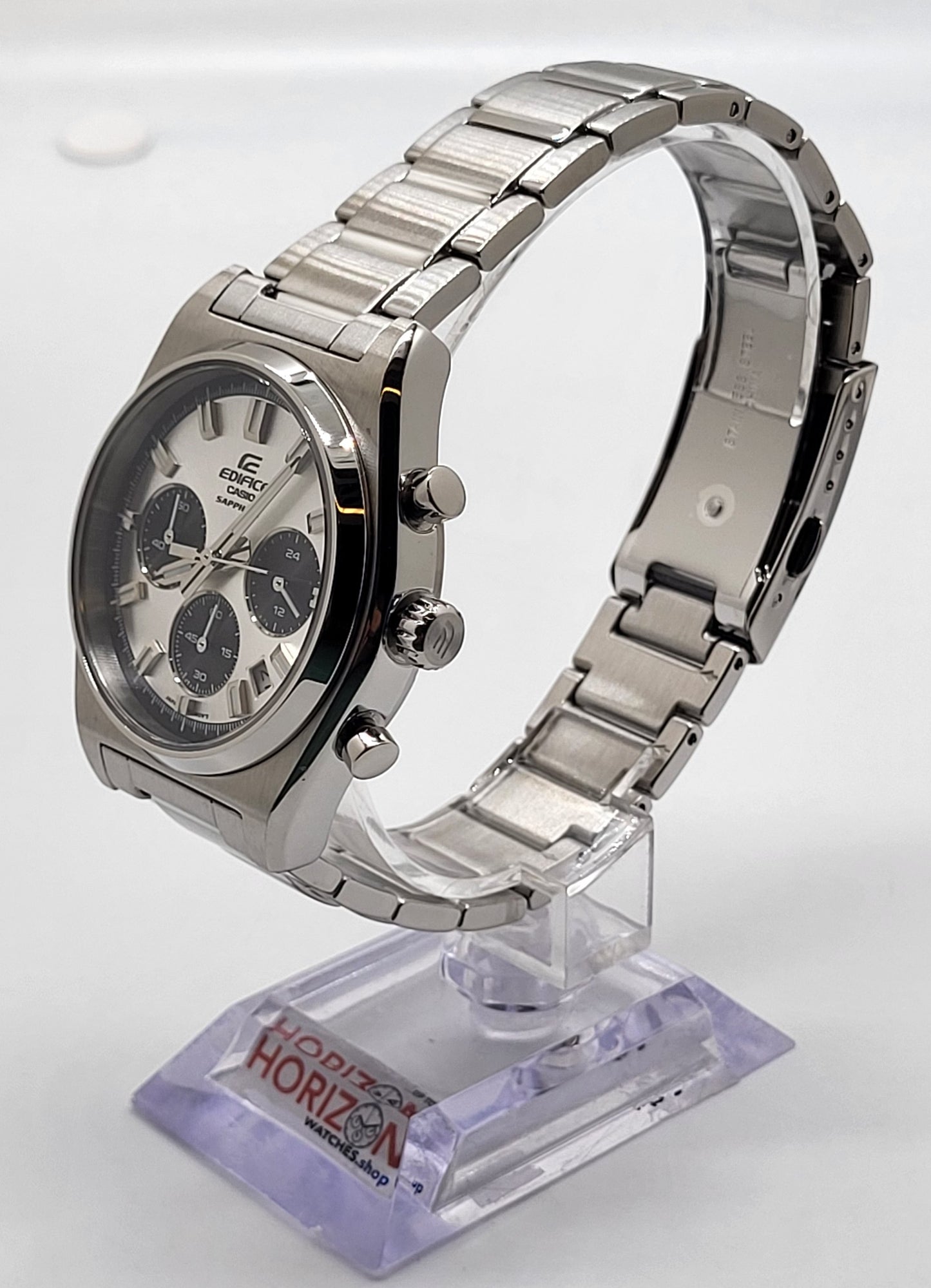 Casio - EDIFICE Chronograph Stainless Steel Men's Quartz Watch - EFB-730D-7AV