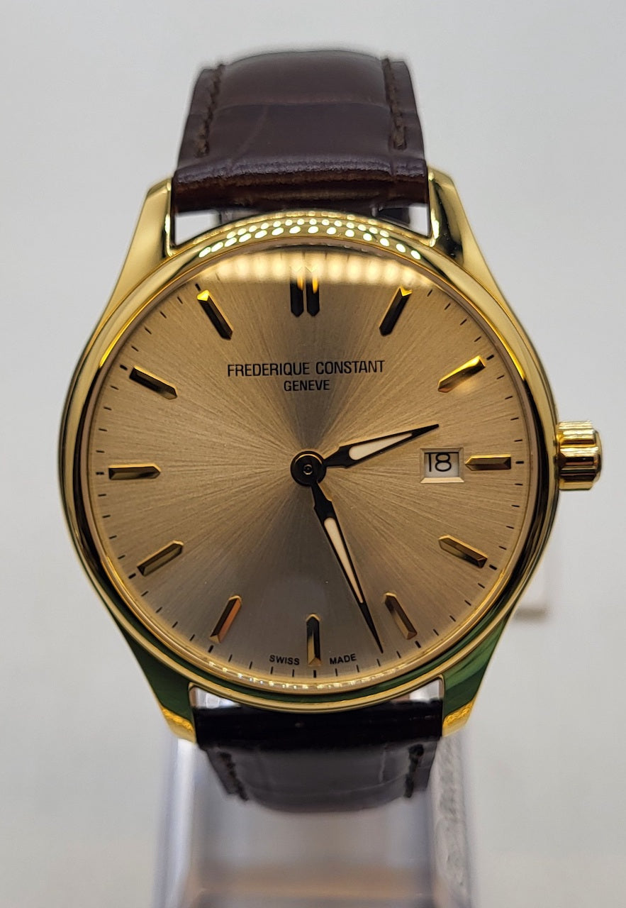 Frederique Constant | Classics Quartz Gold Tone | FC-220SS5B3