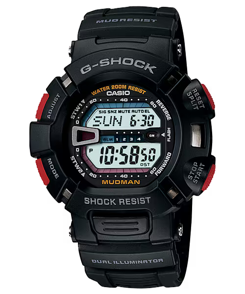 Casio G-Shock Mudman Men's Black Resin Quartz Watch - G9000-1V