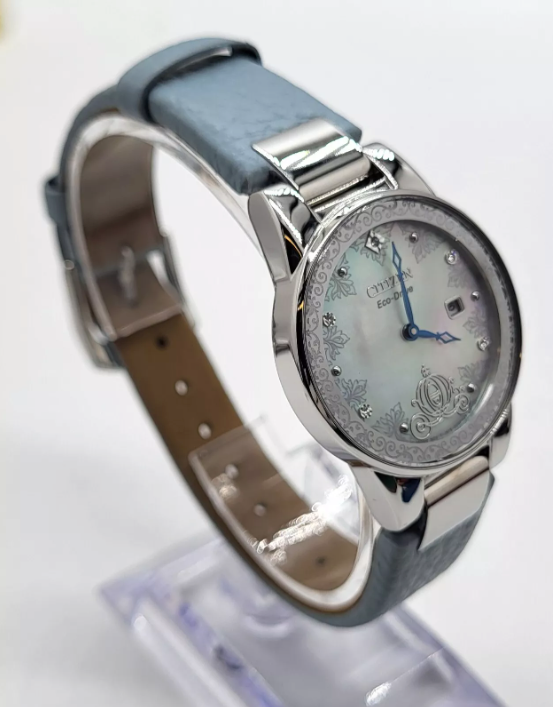 Citizen Eco-Drive Disney Cinderella Box Set Stainless Steel Quartz Ladies Watch GA1077-46D