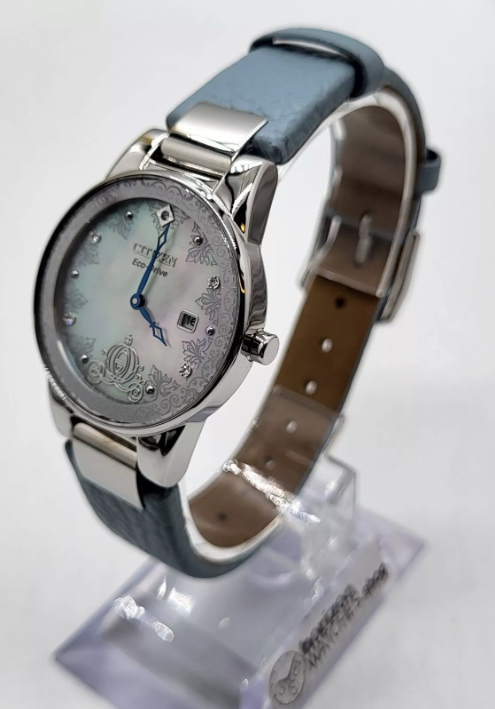 Citizen Eco-Drive Disney Cinderella Box Set Stainless Steel Quartz Ladies Watch GA1077-46D