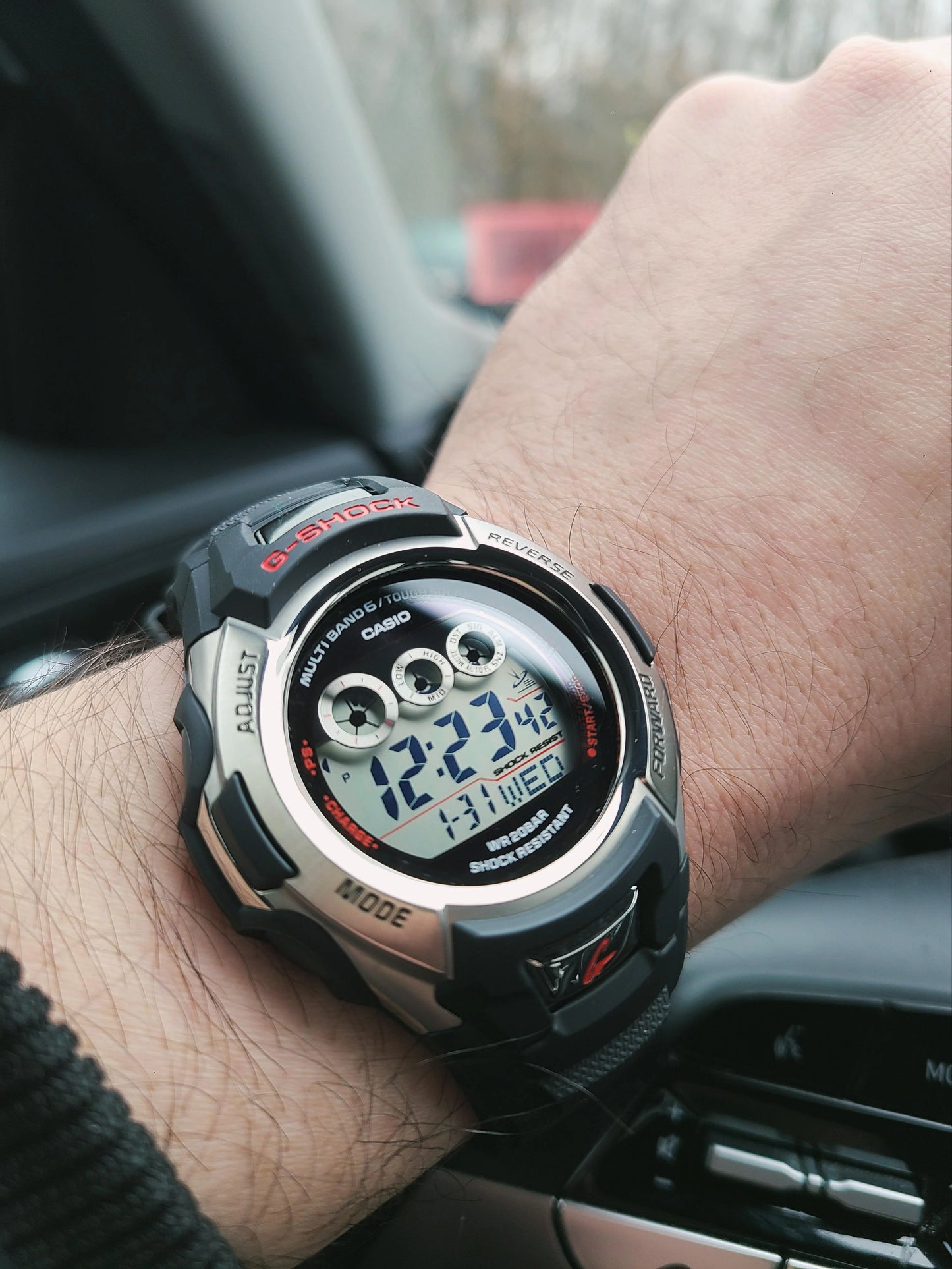 Casio Tough Solar Atomic Digital Men's Quartz Watch - GWM500A-1