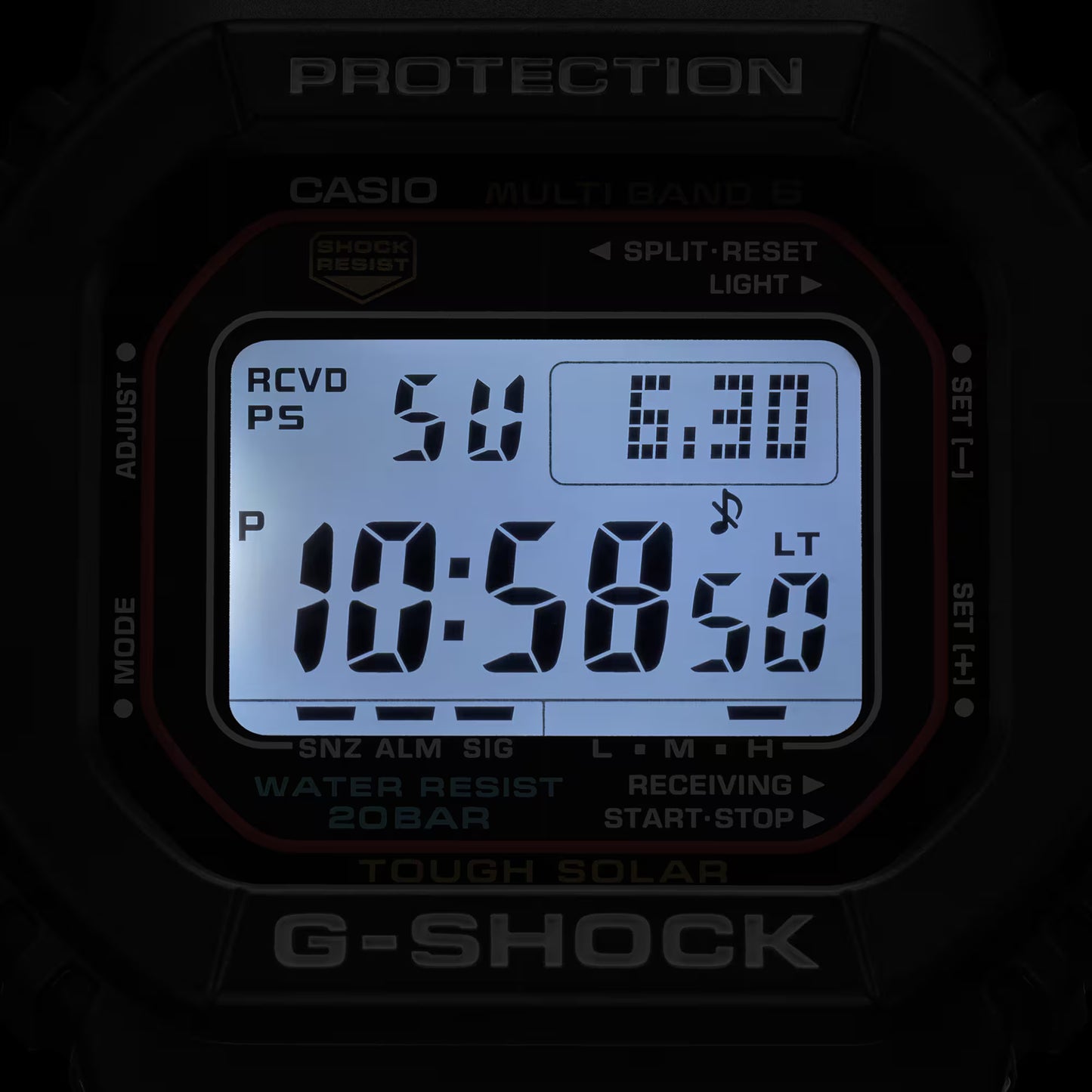Casio Classic G-Shock Black Digital Men's Quartz Watch GWM5610-1