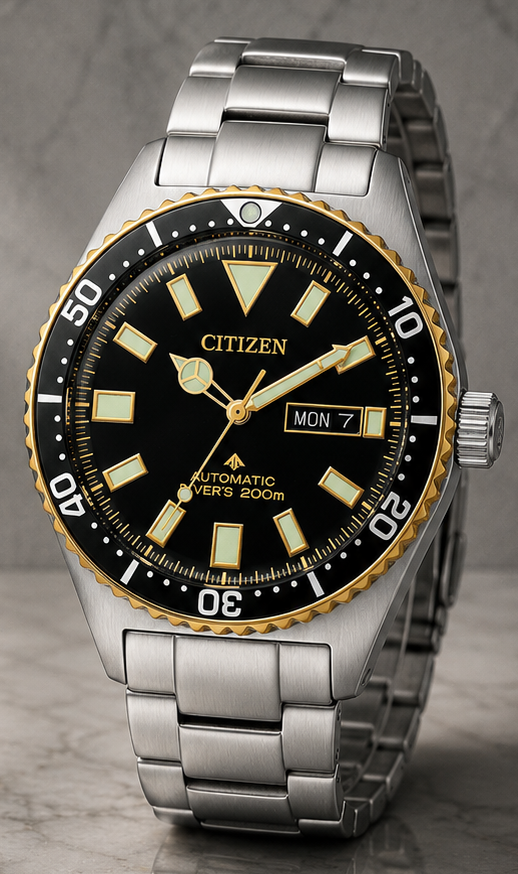 Citizen Promaster Diver Automatic Black Dial Men's Watch - NY0125-83E
