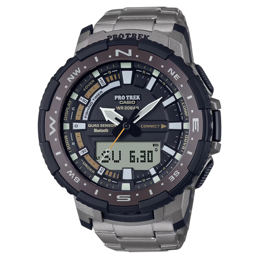 Casio Multifield Titanium Digital Sport Men's Quartz Watch PRTB70T-7