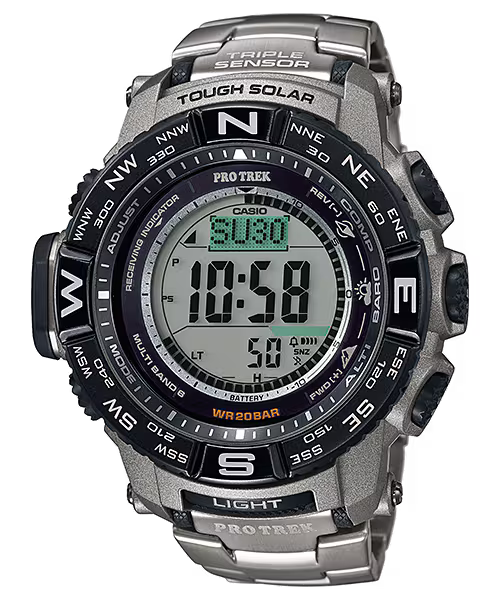 Casio Multifield Stainless Digital Sport Men's Quartz Watch PRW3500T-7