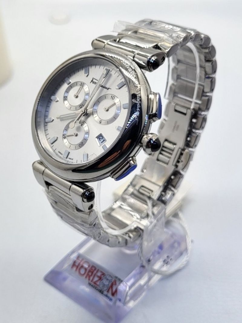 FERRAGAMO Idillio Chrono Stainless Steel Men's Quartz Watch SFYQ00720