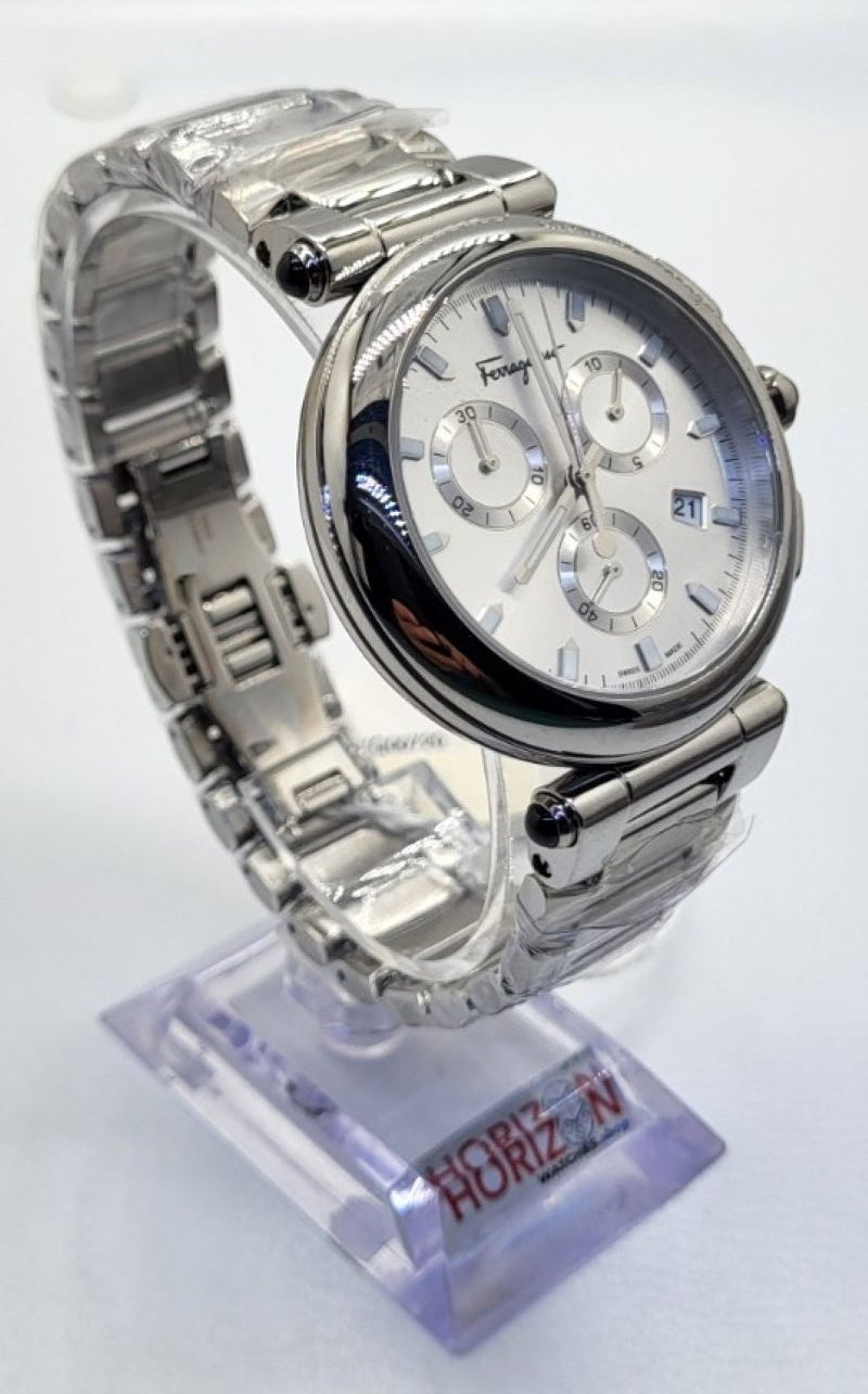 FERRAGAMO Idillio Chrono Stainless Steel Men's Quartz Watch SFYQ00720