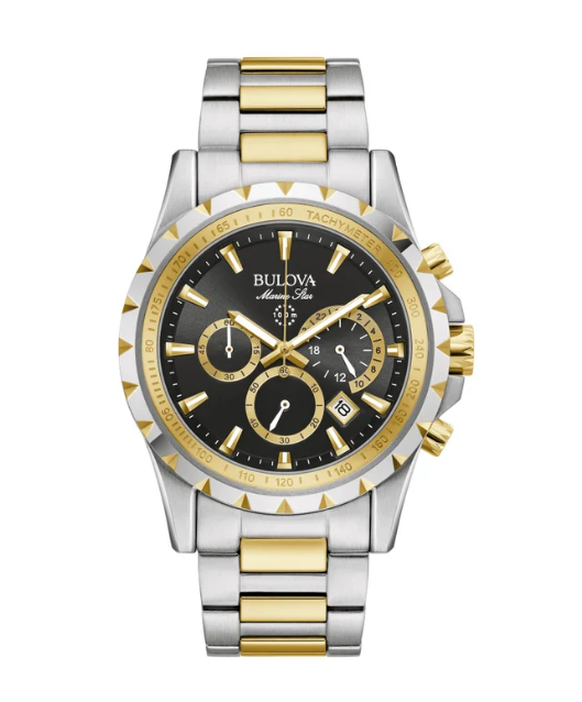 Bulova - Marine Star Two Tone Men's Quartz Watch 98B433