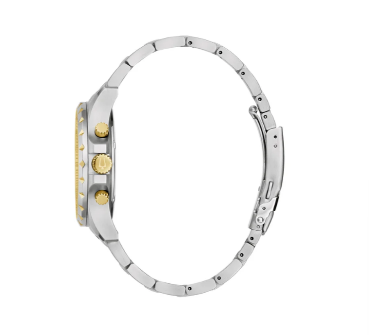 Bulova - Marine Star Two Tone Men's Quartz Watch 98B433