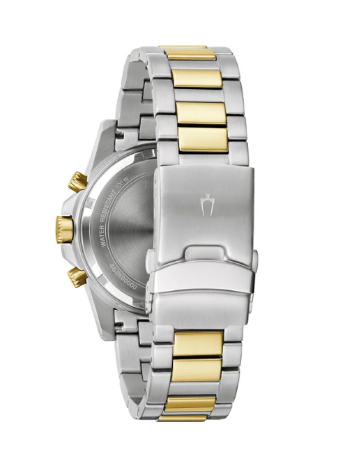 Bulova - Marine Star Two Tone Men's Quartz Watch 98B433