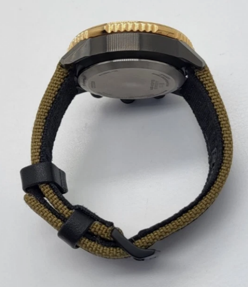 Citizen Promaster Eco-Drive Gray Stainless Steel Khaki Gold NY8074-11X