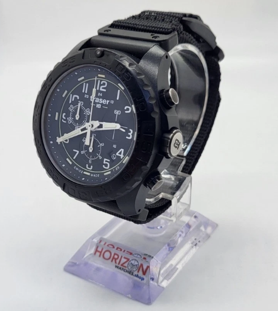 Traser P96 Outdoor Pioneer Evolution Chrono Black Quartz Watch TS-108680