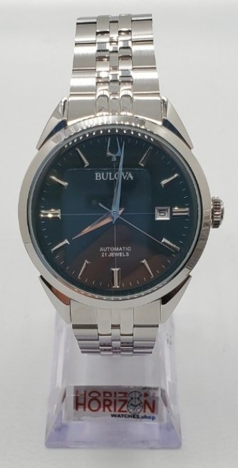 Bulova - Sutton, Green Dial Stainless Men's Quartz Watch 96B424