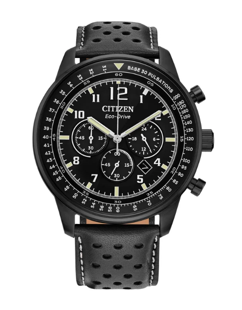 Citizen Eco-Drive Black Men's Watch - CA4505-04E