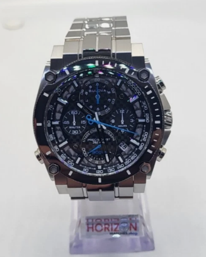 Bulova - Precisionist, Chronograph Stainless Steel Quartz Mens Watch - 98B405