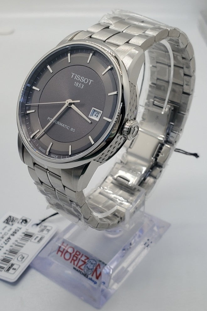 Tissot - Stainless Anthracite Dial Strap Men's Automatic Watch T0864071106100