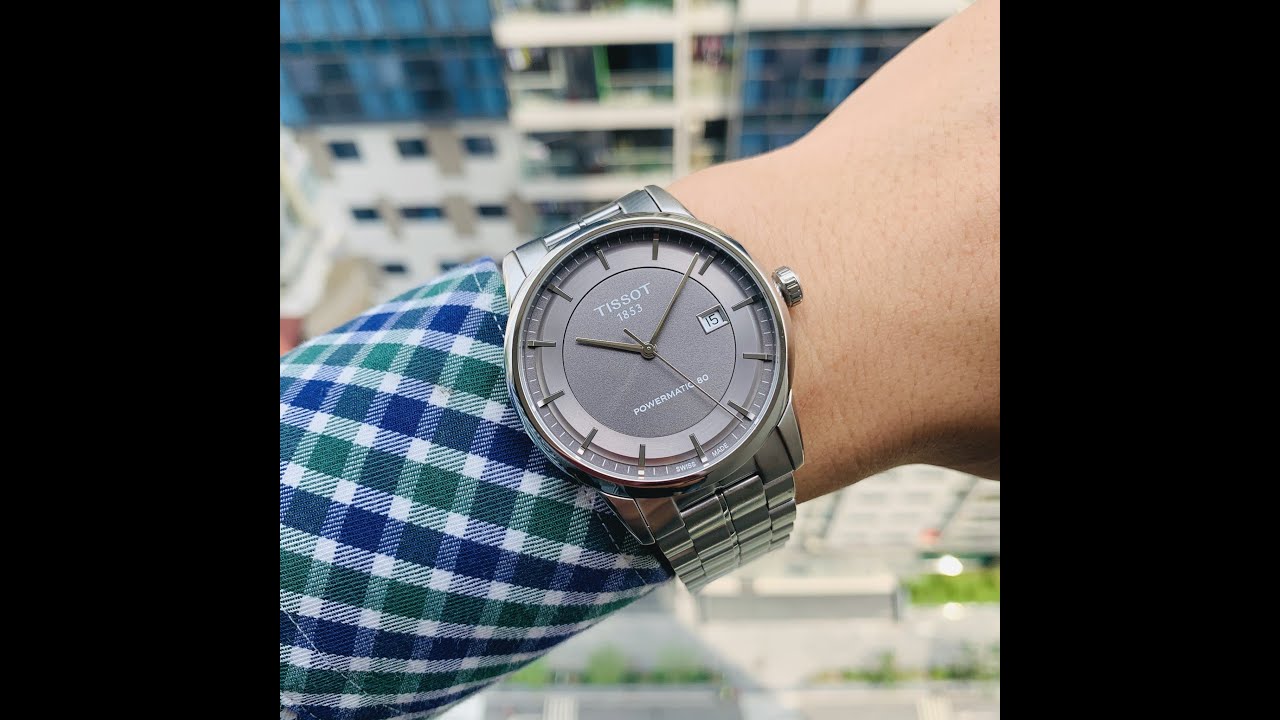 Tissot - Stainless Anthracite Dial Strap Men's Automatic Watch T0864071106100