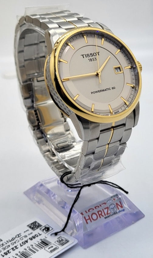 Tissot - Powermatic 80 Ivory Dial Men's Watch T0864072226100