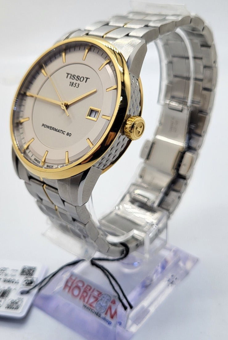 Tissot - Powermatic 80 Ivory Dial Men's Watch T0864072226100