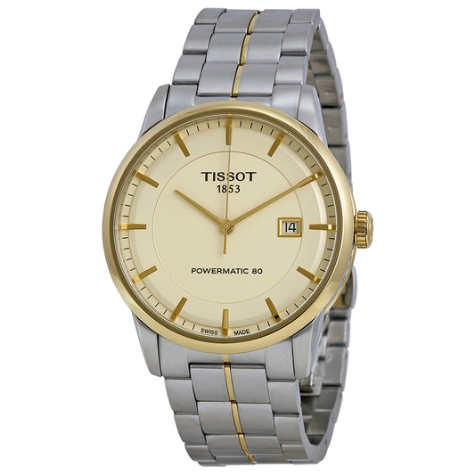 Tissot - Powermatic 80 Ivory Dial Men's Watch T0864072226100