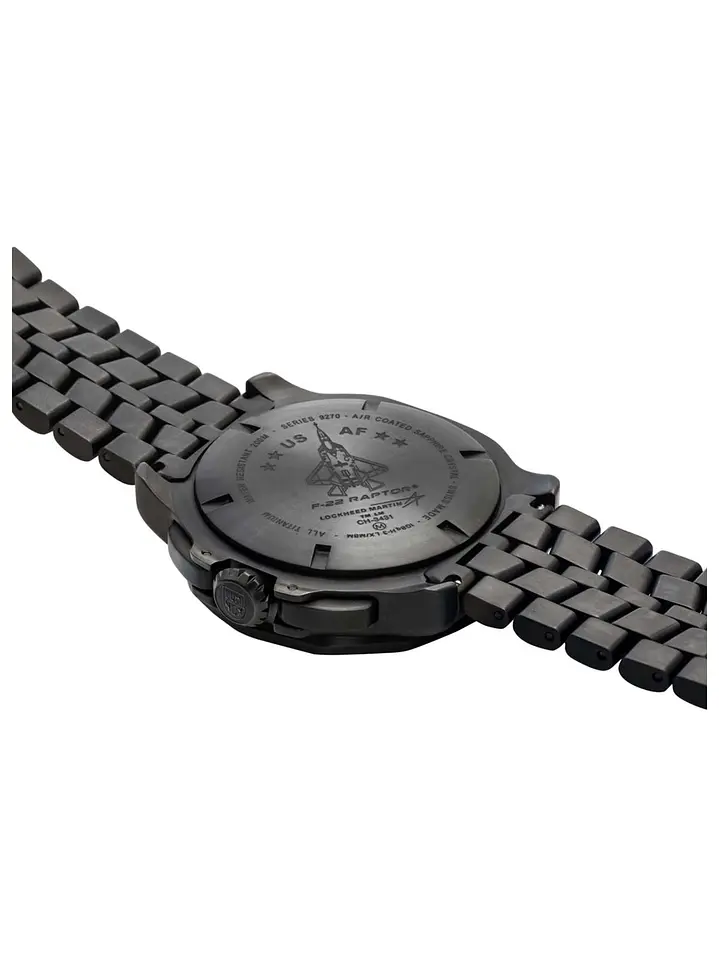 Luminox F-22 Raptor Black Titanium Men's Quartz Watch XA.9272