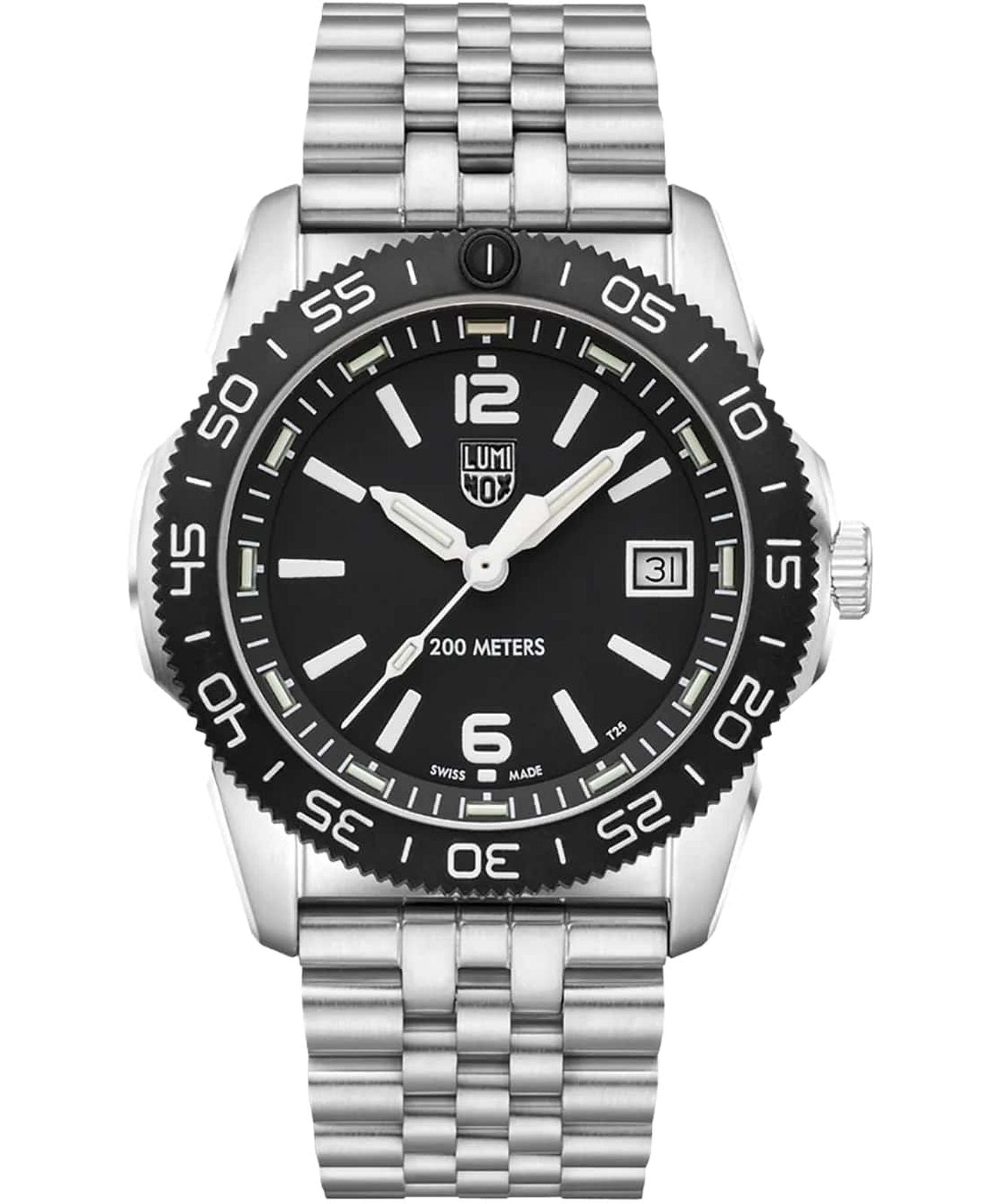 Luminox Pacific Diver Stainless Black Dial Men's Quartz Watch 39mm XS.3122M.1