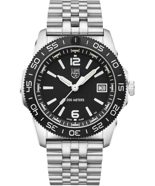 Luminox Pacific Diver Stainless Black Dial Men's Quartz Watch 39mm XS.3122M.1